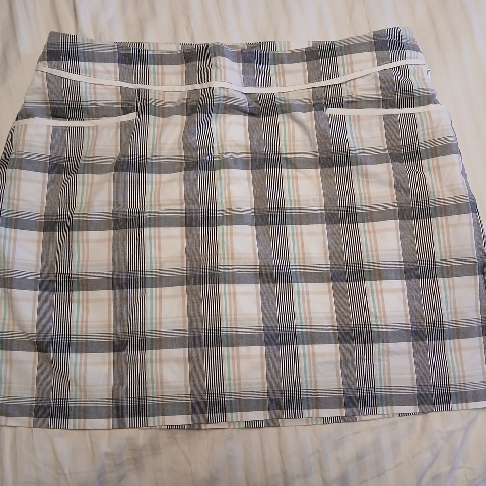IZOD Plaid Golf Skirt Size 8